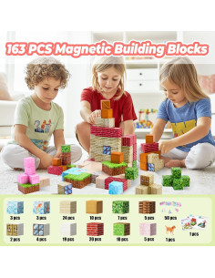 Bloques Magnéticos VigorFun Patio - Juguetes Montessori 3 a 12 años 2