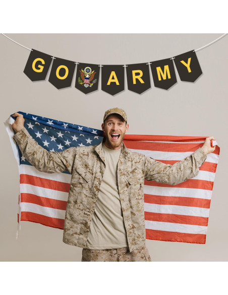 Banner Militar 'Ve a la Armada' - Decoración Fiesta Despedida