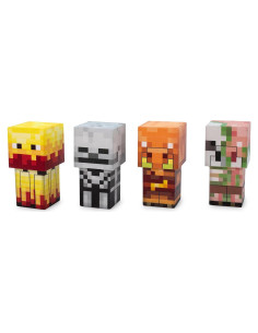 Luces de estado de ánimo Minecraft Ukonic, set de 4 figuras LED