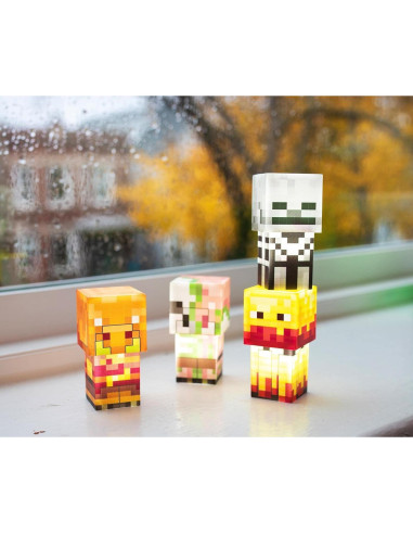 Luces de estado de ánimo Minecraft Ukonic, set de 4 figuras LED