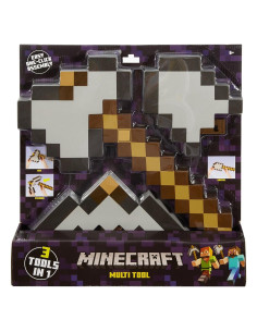Herramienta Multi 3 en 1 Minecraft - Pico, Pala y Hacha