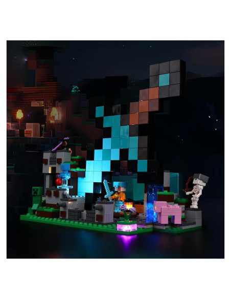 Iluminación LED Brickshining para LEGO El Puesto de Espada 21244