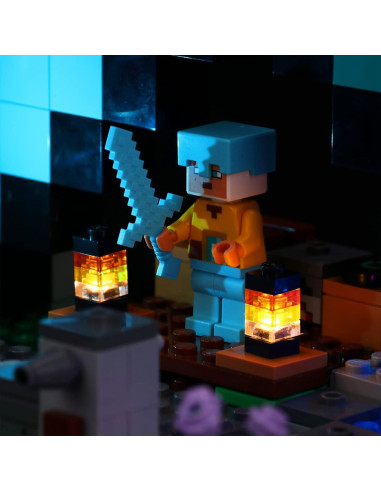 Iluminación LED Brickshining para LEGO El Puesto de Espada 21244