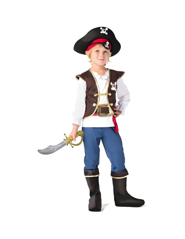 Set de 6 Espadas Pirata de Plástico para Niños 34 cm