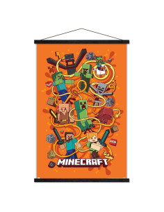 Póster de Pared Trends International Minecraft Funtage 86.4x56.5cm