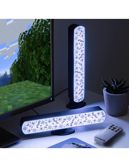 Juego de Barra de Luz RGB Paladone Minecraft Set de 2
