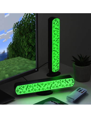 Juego de Barra de Luz RGB Paladone Minecraft Set de 2
