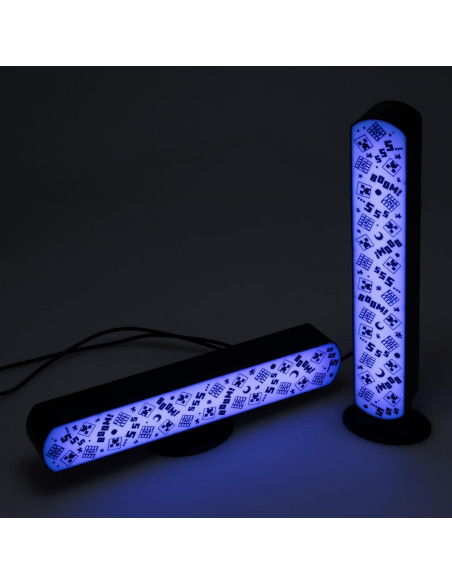 Juego de Barra de Luz RGB Paladone Minecraft Set de 2