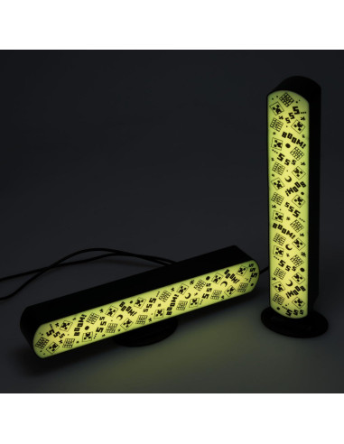 Juego de Barra de Luz RGB Paladone Minecraft Set de 2
