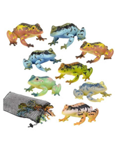 Conjunto de 8 Figuras de Ranas ArtCreativity para Niños