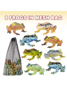 Conjunto de 8 Figuras de Ranas ArtCreativity para Niños 2