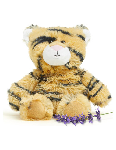 Warmies Junior Tigre Calentable 226g - Peluche Suave con Lavanda