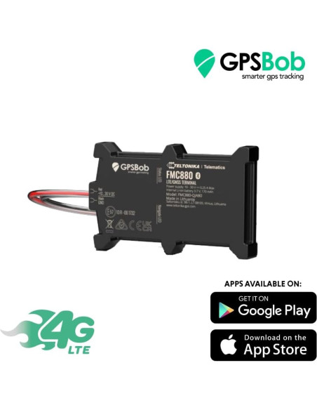 Rastreador GPS 4G GPSBob 12/24V con 5 años de servicio