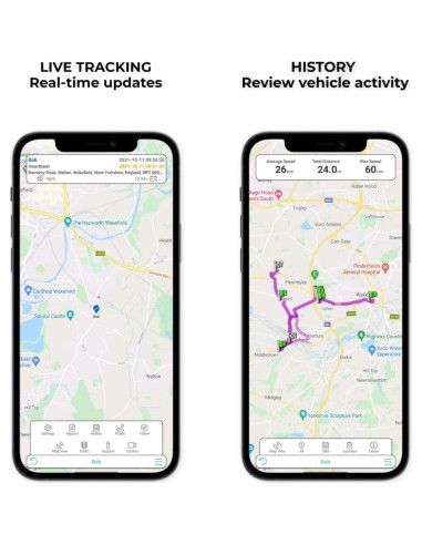 Rastreador GPS 4G GPSBob 12/24V con 5 años de servicio