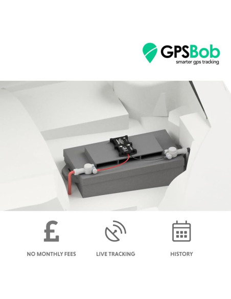 Rastreador GPS 4G GPSBob 12/24V con 5 años de servicio