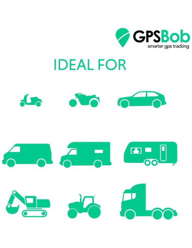 Rastreador GPS 4G GPSBob 12/24V con 5 años de servicio