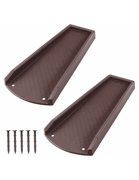 Bloques de Salpicadura Ogutter 61 cm para Bajantes (2 Paquete)