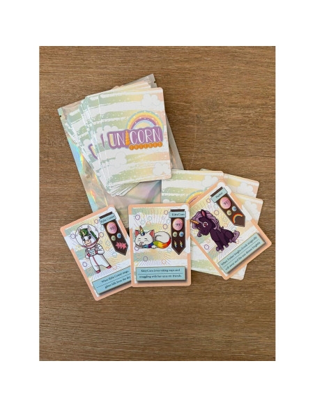 Paquete de Tarjetas de Comercio Unicornio Amigos - 10 Paquetes Paquete de Tarjetas de Comercio Unicornio Amigos - 10 Paquetes