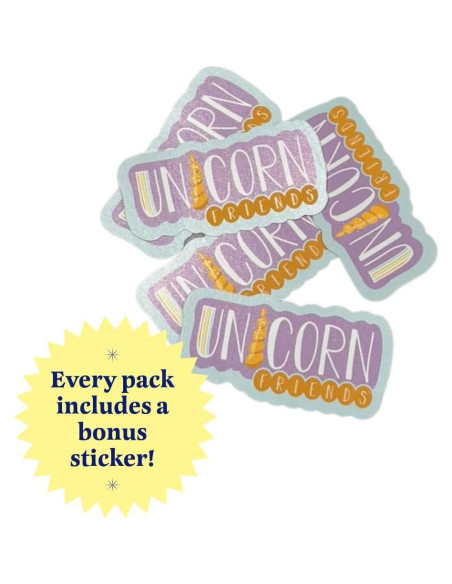 Paquete de Tarjetas de Comercio Unicornio Amigos - 10 Paquetes Paquete de Tarjetas de Comercio Unicornio Amigos - 10 Paquetes