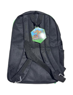 Mochila Bioworld Minecraft 40.64 cm con Almuerzo para Niños 2