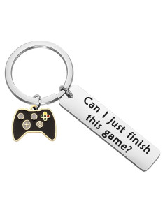 Llavero de Juego TGBJE Acero Inoxidable Grabado a Mano