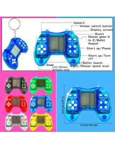Paquete de 18 Llavero Mini Controladores Conagel 6 Colores 2