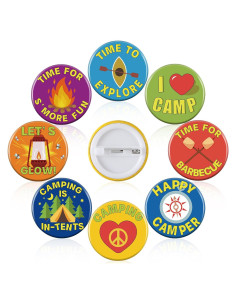 60 Pines de Camping Karenhi para Niños - Accesorios de Disfraz