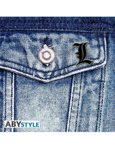Pin de Metal L Death Note ABYstyle 2.79 cm Accesorio Anime
