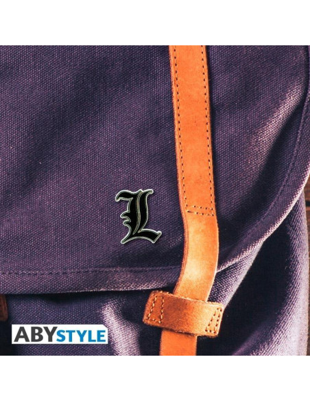 Pin de Metal L Death Note ABYstyle 2.79 cm Accesorio Anime Pin de Metal L Death Note ABYstyle 2.79 cm Accesorio Anime