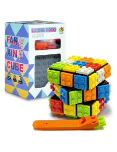 Cubo Mágico 3x3 Willking con Bloques de Construcción