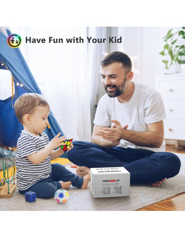 Conjunto de Cubos de Velocidad Vdealen 11 Piezas Juguete