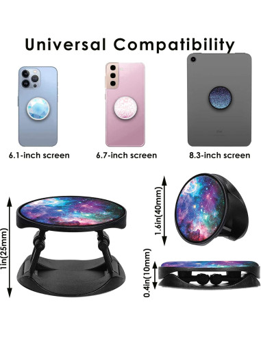 Soporte Plegable para Teléfono LDSXAY Cielo Estrellado - 18g