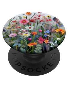 PopSockets Adhesivo PopGrip Negro Intercambiable 10.9x8.6 cm
