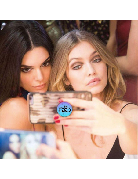 Paquete de 6 Soportes Expandibles para Teléfonos MCRUIS - Rosa Púrpura Negro