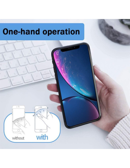 Paquete de 6 Soportes Expandibles para Teléfonos MCRUIS - Rosa Púrpura Negro