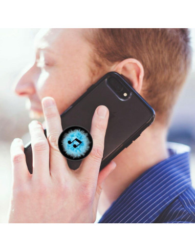 Paquete de 6 Soportes Expandibles para Teléfonos MCRUIS - Rosa Púrpura Negro