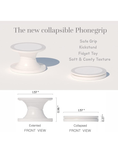 Paquete de 6 Soportes Colapsables para Teléfonos MCRUIS