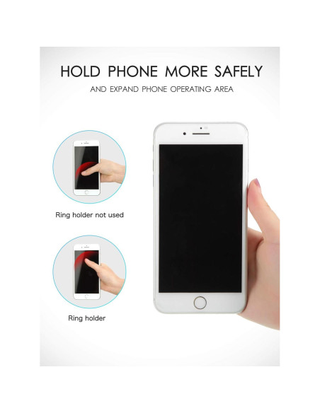 4 Soportes de Teléfono Colapsables Weewooday - Diamante Plástico