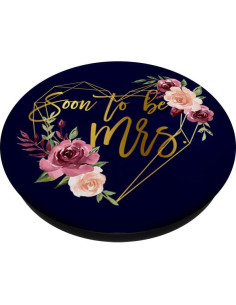 PopSockets Estándar Pronto a ser Sra. Corazón Floral 2