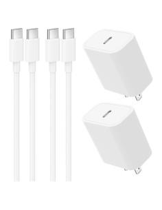 Cargador USB-C 45W IWTKenw con 2 Cables 1.83m para iPhone 16/15