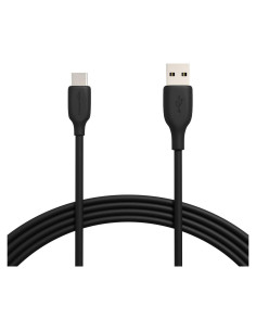 Cable de Carga Rápida USB-C a USB-A Amazon Basics 3.05m Negro