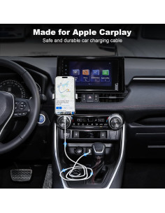 Cable USB A a Lightning MFi Lieyichan 0.91m para iPhone/iPad 2