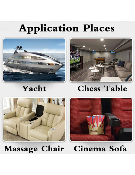 Soporte para Vaso MShengM Acero Inoxidable 2 Pcs 8.5 cm