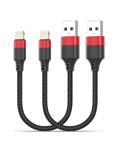 Cable de Carga Corto Bkduice Lightning 30.48 cm - Paquete de 2