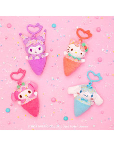 Paquete de 4 Peluches Clip-On Hello Kitty y Amigos 10.16 cm 2