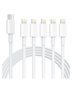 Cargador USB C a Lightning NKNZLY 6FT MFi para iPhone