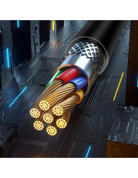 20 Cables de Carga Rápida USB-C Weishan 1m 48W Negro 20 Cables de Carga Rápida USB-C Weishan 1m 48W Negro