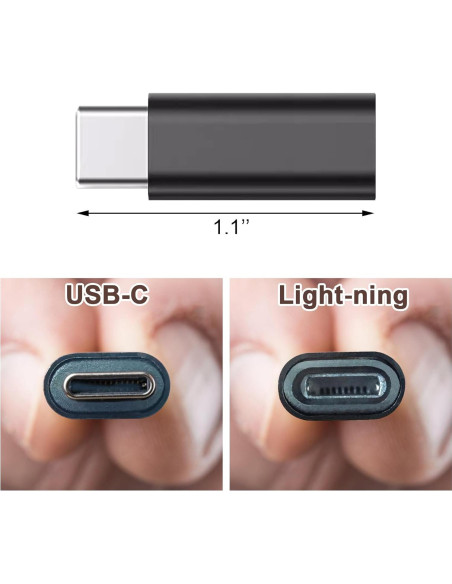 Adaptador Lightning a USB C BlingKingdom para iPhone 15/16