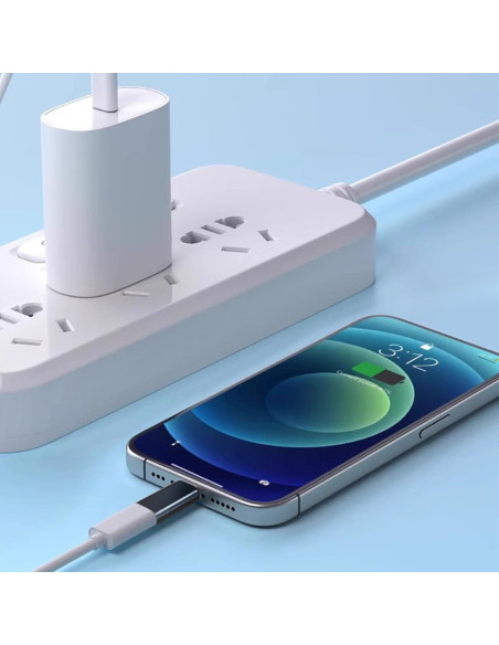 Adaptador Lightning a USB C BlingKingdom para iPhone 15/16