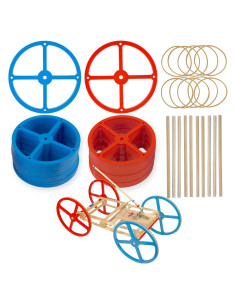 Ruedas de Plástico GF 12.07 cm para Proyectos de Ciencia